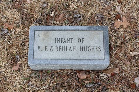 Infant Hughes Find A Grave Gedenkplek