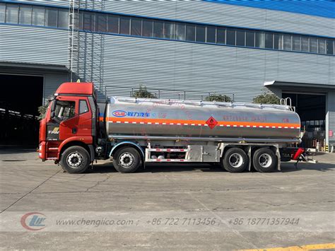 Faw 8X4 Aluminum Alloy Oil Tanker Truck Chengli Special Automobile Co