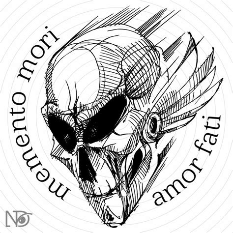 Skull SVG Amor Fati Svg Memento Mori Svg Stoic Quote Stoicism