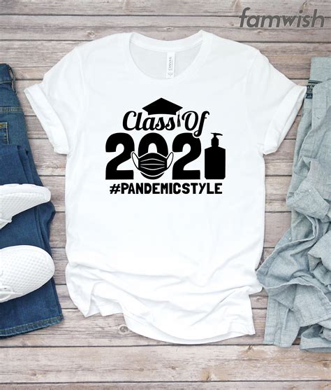 Class Of 2021 Shirt Senior 2021 Shirts Graduation Shirt Etsy