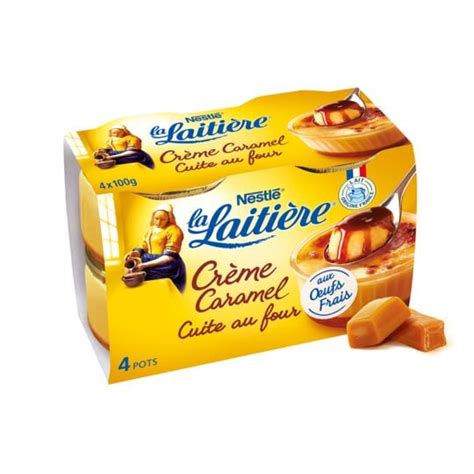 Cr Me Caramel La Laitiere Les Pots De G Prix Carrefour