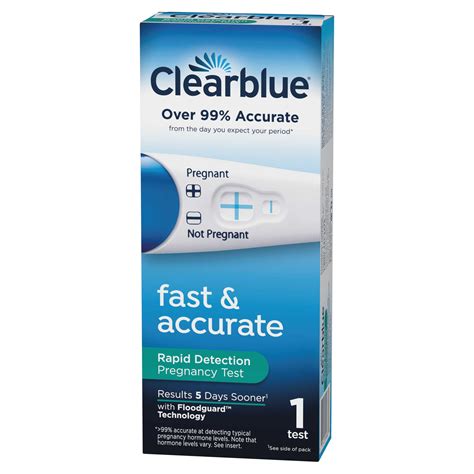 Rapid Detection Pregnancy Test Fast Results Clearblue