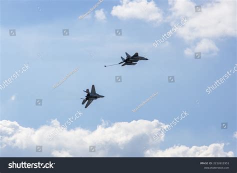 Russian Mig29 Multirole Fighter Jet Natofulcrum Stock Photo 2212611951