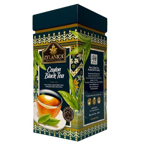 Herbata Zylanica Ceylon Black Tea 200g Czarna OPA W Puszce