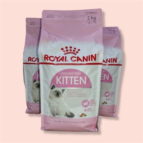 Jual Royal Canin RC Kitten Second Age 2kg Shopee Indonesia