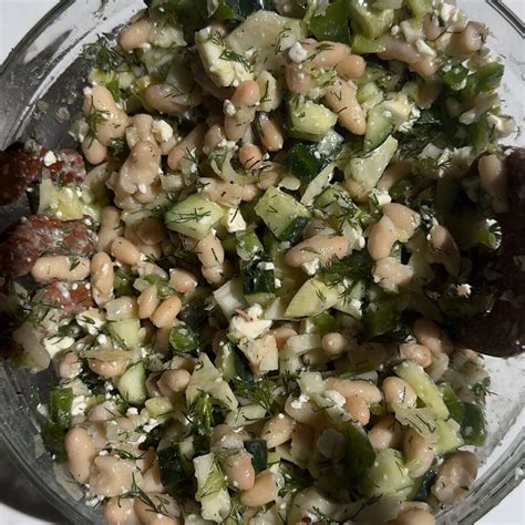 Mediterranean White Bean Salad With Fennel Avocado Skillet