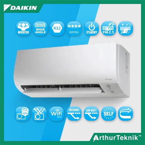 Jual AC DAIKIN FLASH INVERTER 1PK DAIKIN FTKQ25 Shopee Indonesia