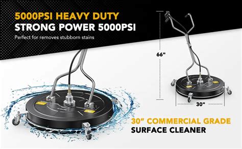 Eveage Pressure Washer Surface Cleaner Commercial Surface Cleaner