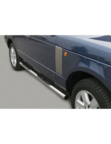 Pratique esthétique les marche pieds tubulaires acier Inox Range Rover L322