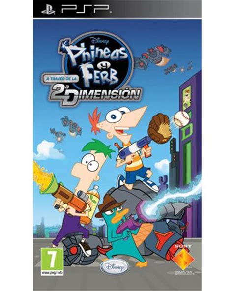 Phineas Y Ferb A Trav S De La Segunda Dimensi N Psp Para Los Mejores