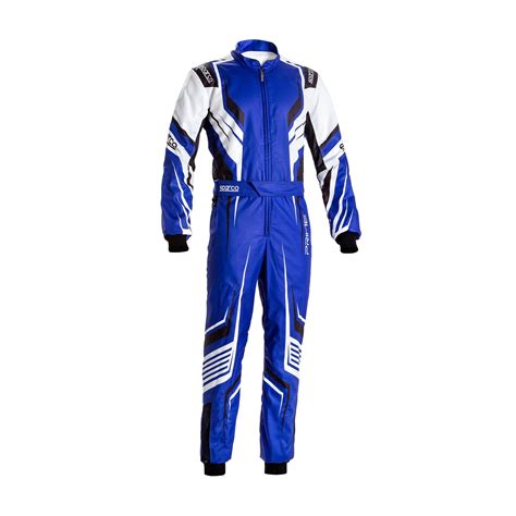 Sparco Italy Prime K My Karting Suit Blue White Cik Fia White