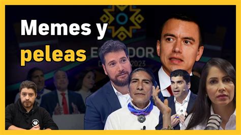 Daniel Noboa ganó el debate Memes y perdedores BN Periodismo