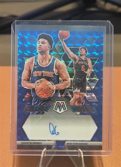 Mosaic Quentin Grimes Auto Blue Hobbies Toys Toys