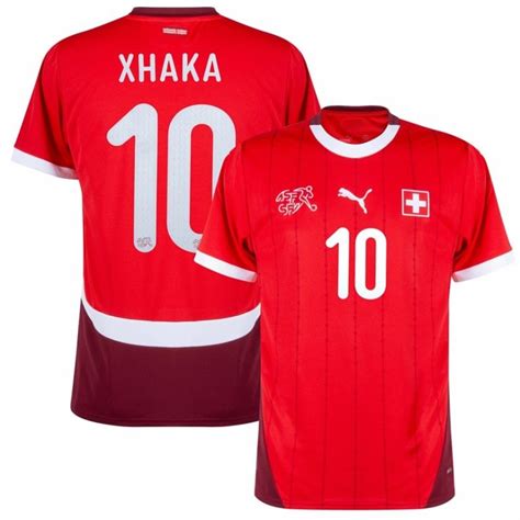 Maillot Suisse Domicile Euro 2024 XHAKA Foot Soccer Pro