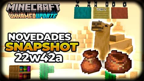 Primeras Novedades Snapshot W A Minecraft Snapshot W A