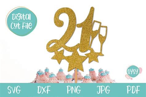 Svg Files Happy 21st Birthday Svg 334 Svg File Cut Cricut