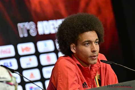 Axel Witsel ne pense pas à raccrocher J espère être là jusqu en 2024