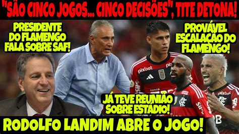 RODOLFO LANDIM ABRE O JOGO NÃO VOU NEM TE FALAR A ESCALAÇÃO DO