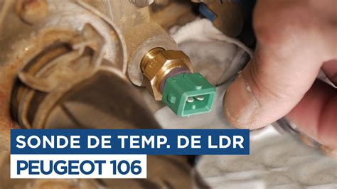 Changer la sonde de température de liquide refroidissement Peugeot