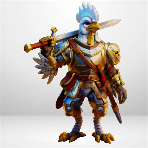 Hot Goblin チキンナイトD ミニチュア ホットゴブリン 鳥人騎士フィギュア