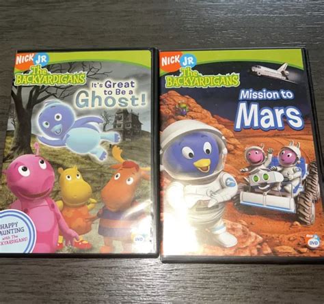 NICK JR THE Backyardigans DVD Lot Of 2 Mission To Mars Great To Be A