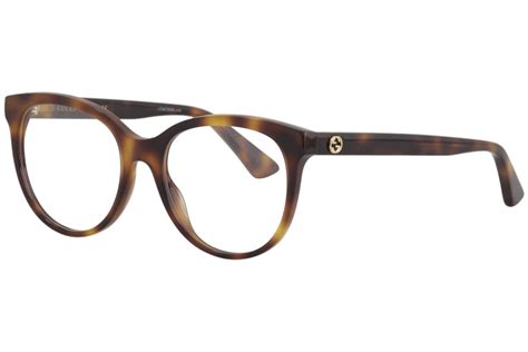 Gucci Womens Eyeglasses Urban Gg0329o Gg0329o 002 Havana Optical Frame 53mm Ebay