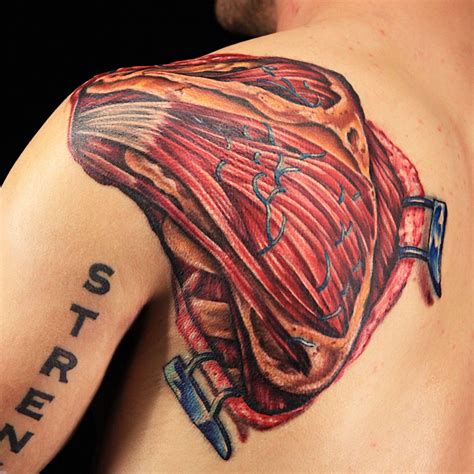 Realistic Medical Anatomical Tattoo by Ally Lee