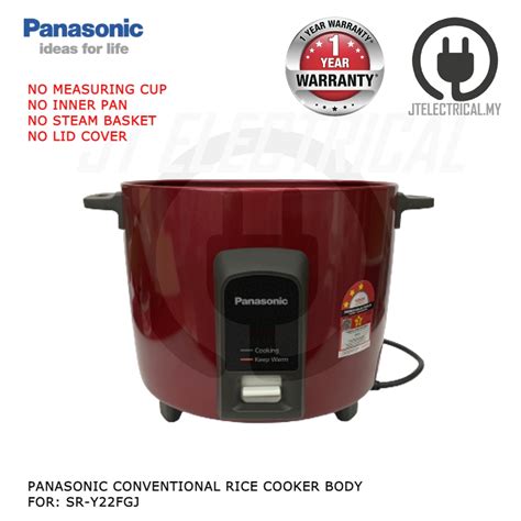 Panasonic Sr Y22fgj Conventional Rice Cooker Body Shopee Malaysia