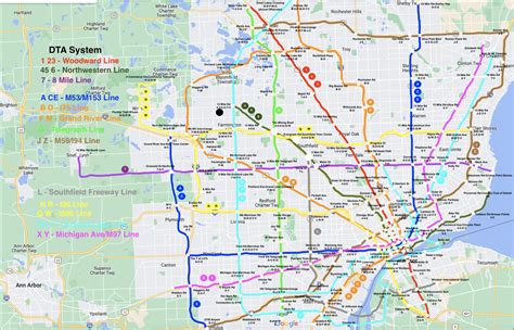 I drew an NYC-inspired subway map for Detroit. Would you ride this? : r ...