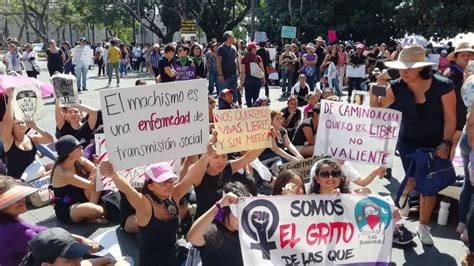 Marchan Mujeres Contra La Violencia En Morelos Proceso