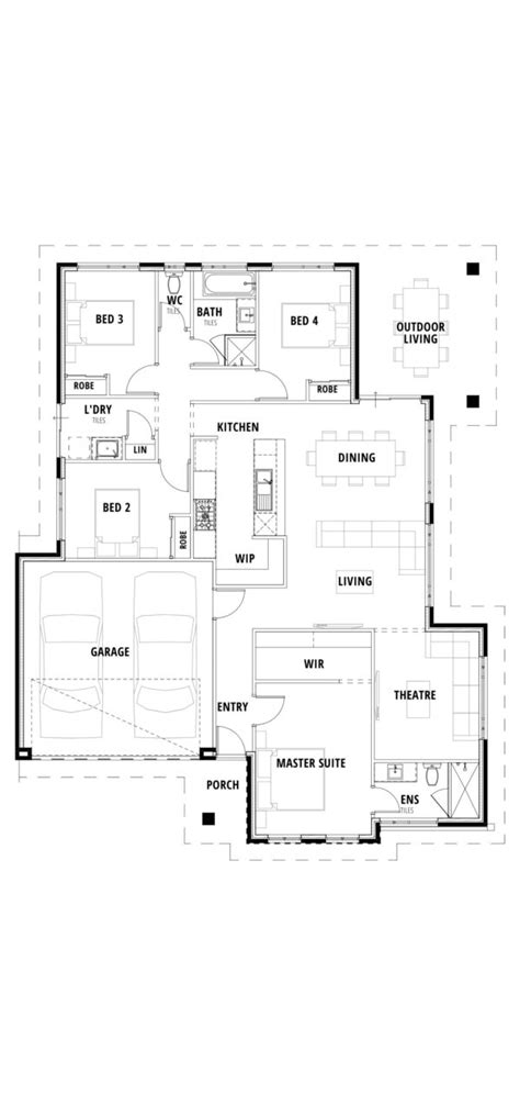 150m2 House Plans & Home Designs | La Vida Homes