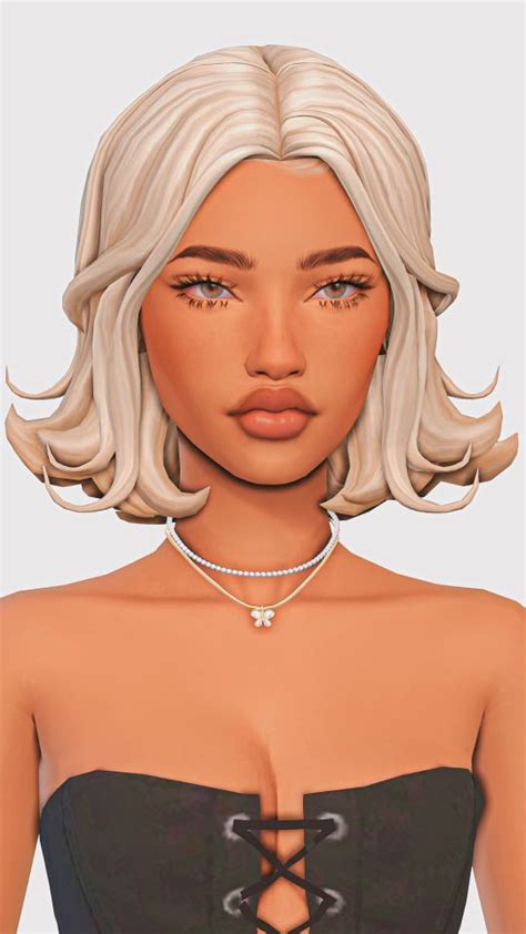 Short Hair Maxis Match Edition In 2024 Sims Hair Sims 4 Characters Tumblr Sims 4