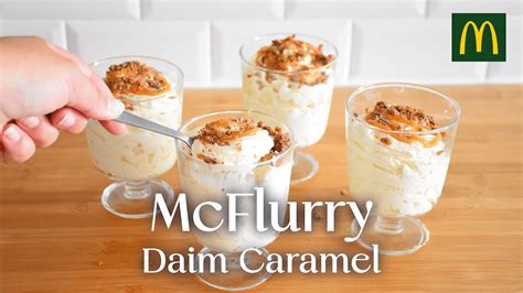 McFlurry Daim Caramel Maison Recette Facile YouTube