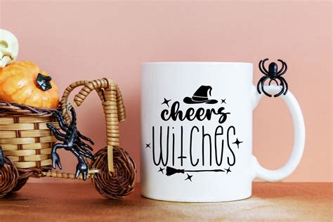 Cheers Witches Halloween Svg Cut File Graphic By Dapiyupi Creative