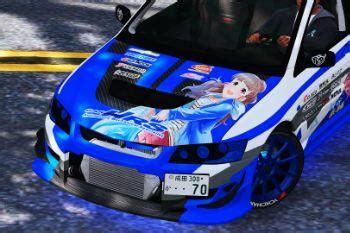 Mitsubishi Lancer Evolution Ix Mr Itasha Livery Garagehrs Evo Gta