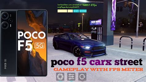 Poco F5 Carx Street High Graphics Gameplay With Fps Meter Carx Street