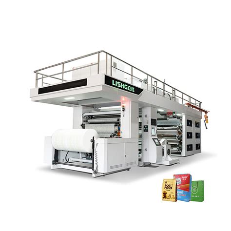 Color Film Flexo Printing Machine Ci Type Polythene Package Printing