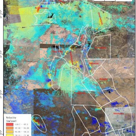 Vertical Deformation Rate Derived By Sbas Insar For The Whole Study