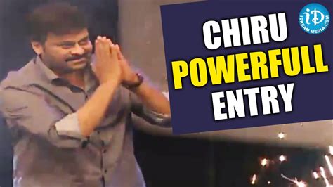 Mega Star Chiranjeevi Powerful Entry Khaidi No Pre Release Event