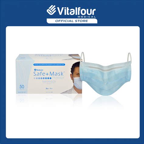 Medicom Safemask Premier 3ply Earloop First Aid Supplier Vitalfour