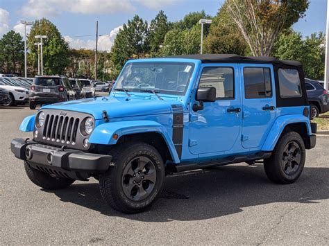 Pre Owned 2017 Jeep Wrangler Unlimited Freedom 4wd Convertible