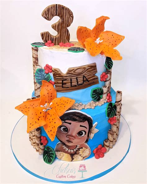 50 Most Beautiful Looking Moana Cake Design That You Can Make Or Get It