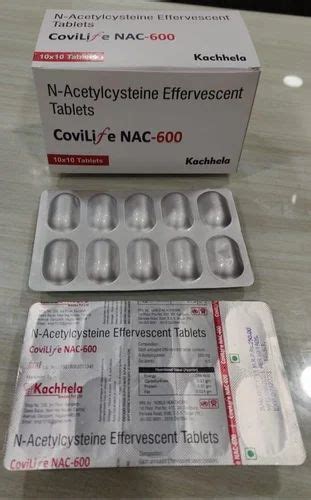 N Acetylcysteine Mg Effervescent Tablet Covilift Nac At Rs