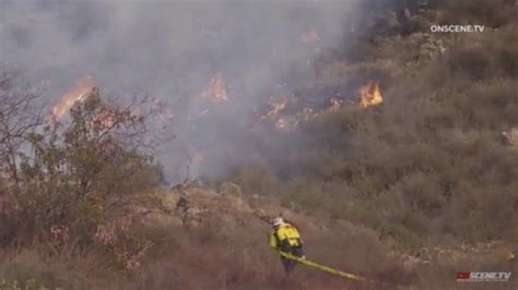 Blaze Chars Hillsides In Eastern Chula Vista No Injuries Or Structures