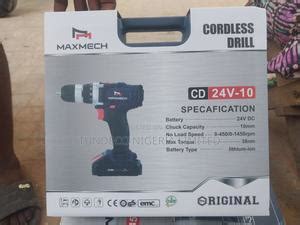 Rechargeable Drilling Machine 24v 10 Maxmech In Lagos Island Eko