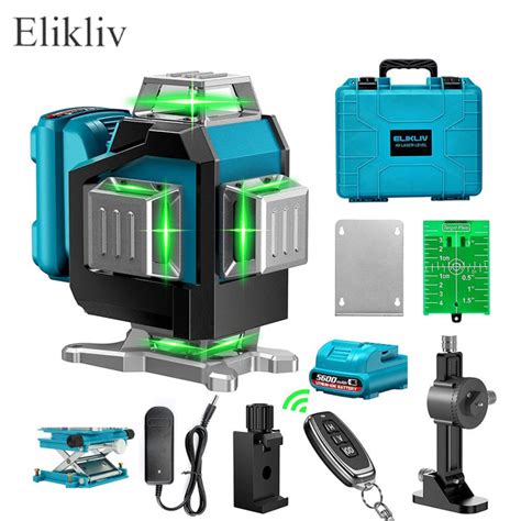 Elikliv D Self Leveling Laser Level Line Laser X Green Beam