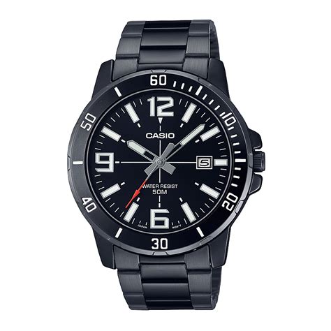 Reloj CASIO MTP VD01B 1B Acero Hombre Negro Btime