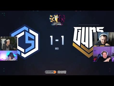 Gun5 VS Cybershoke esports Anubis Buster CS2 League Комментатыч