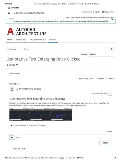 Solved Annotative Text Enlarging Once Clicked Autodesk Community