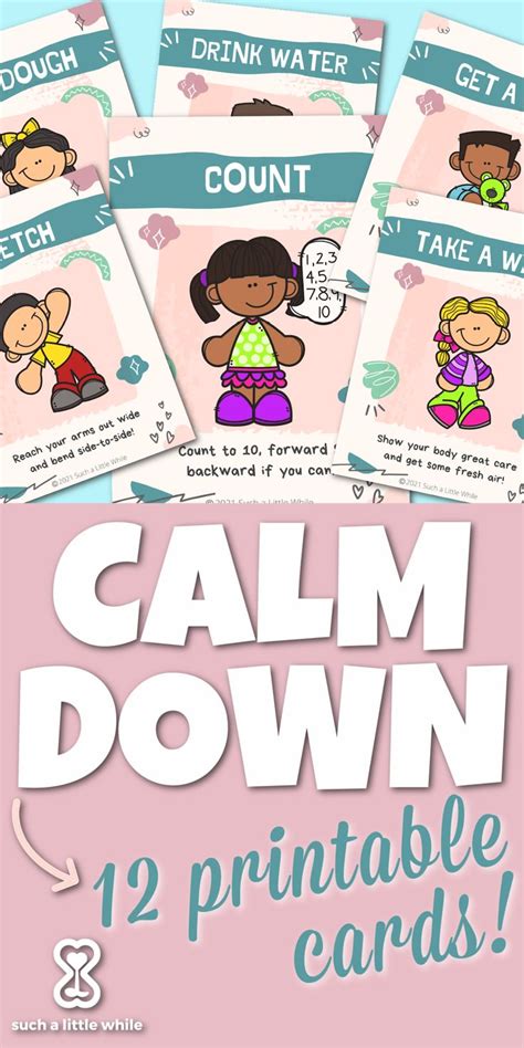 Printable Calming Strategies